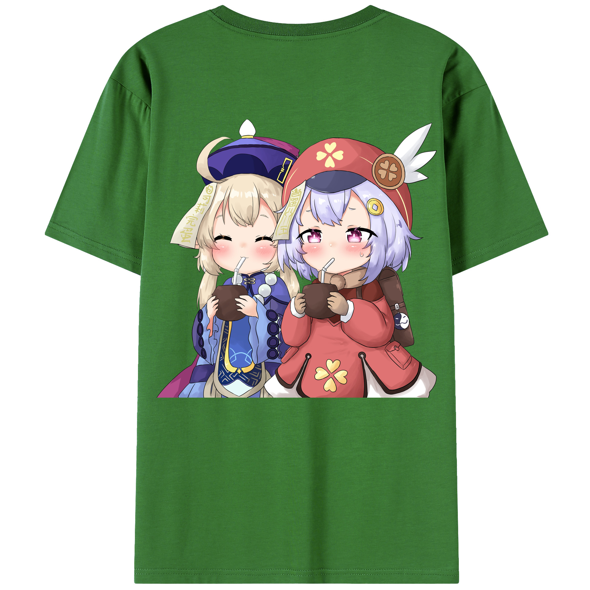 げんし神 七七 なな  genshin Nana レディース半袖Tシャツ(バックプリント)